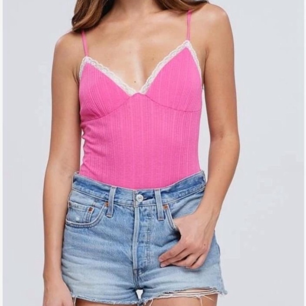 4 for $20 SALE! NWT Piper Lace Trim Bodysuit
